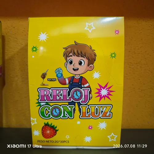 RELOJ CON LUZ 
